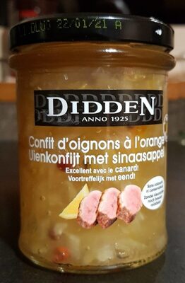 Confit d'oignons à l'orange