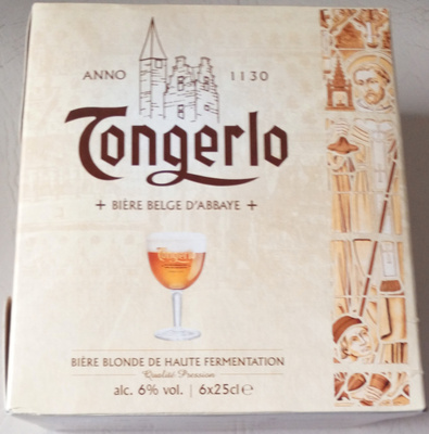 Tongerlo bière belge d'abbaye front packaging