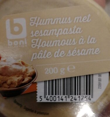 Houmous front packaging