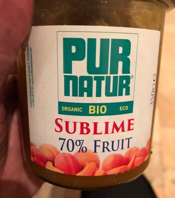 Pur natur Bio sublime 70% fruit