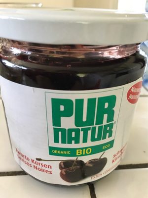 Confiture cerises noires