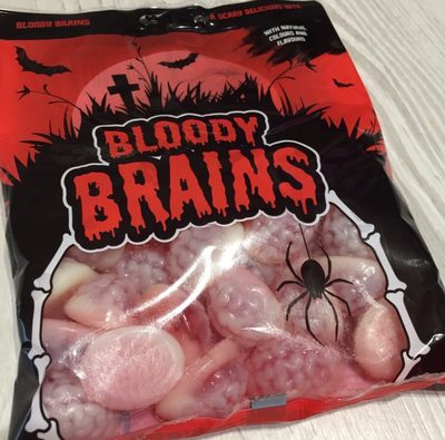 Bloody brains front packaging