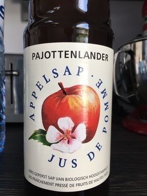 Jus de pomme bio front packaging