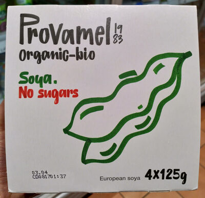 Postre de soja ecológico natural