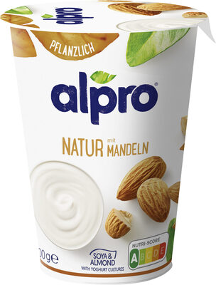 Joghurt Natur mit Mandeln