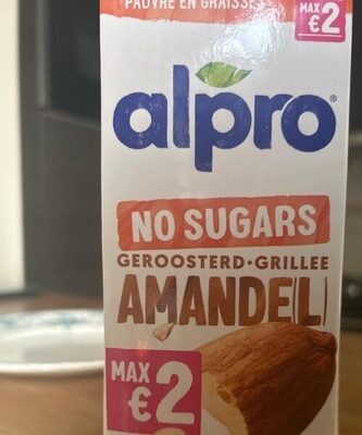 Alpro no sugars amande