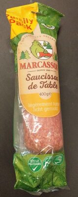 Saucisson de table: legerement fume