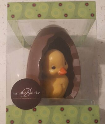 Poussin dans un œuf décoré