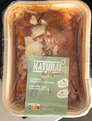 Lasagne aux legumes du sud front packaging
