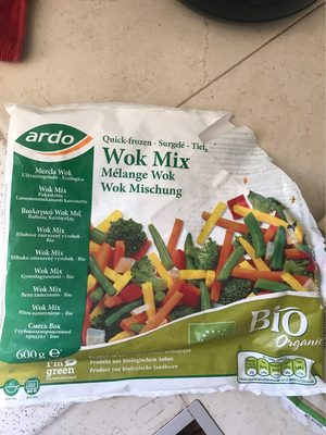 Wik mix bio mélange de légumes surgelés front packaging