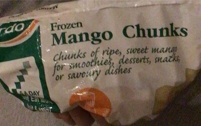Frozen mango chunks