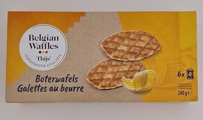Gaufrettes fines au beurre front packaging