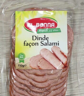 Dinde façon Salami front packaging