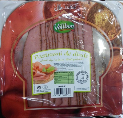 Pastrami de Dinde front packaging