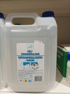 eau déminéralisée