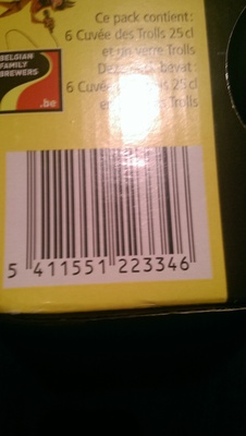 Cuvée des trolls front packaging
