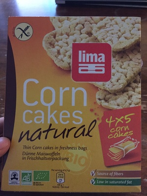 CORN CAKES NATURAL front packaging