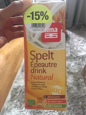 Spelt Epeautre Drink Natural 1L Sticker -15%