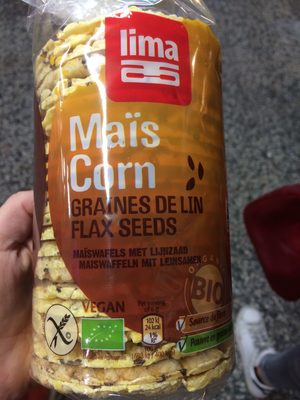 Galettes De Maïs Fines Aux Graines De Lin Biologique 150G