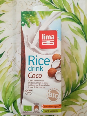 Rice drink coco front packaging