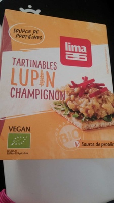 Tartinables lupin champignon