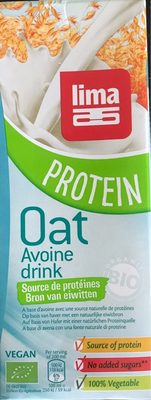 Boisson Avoine Proteinee front packaging