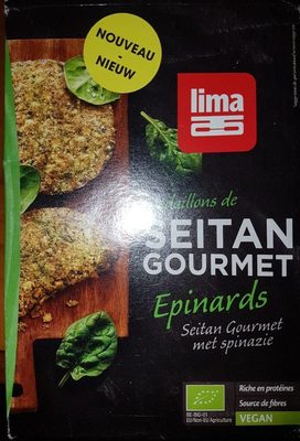 Seitan gourmet epinards front packaging