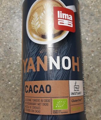 Yannoh cacao front packaging