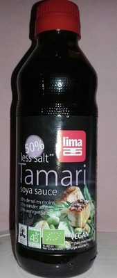 Tamari soya sauce less salt