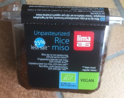 Rice Miso front packaging