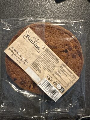 American cookie chocolat blanc cranberries