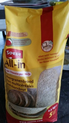 Farine multicereales All-in front packaging