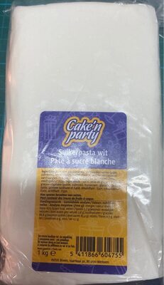 Pate à sucre blanche front packaging