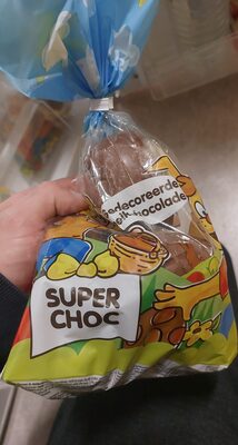 Super choc front packaging