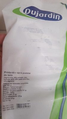 Printanière sans pomme de terre