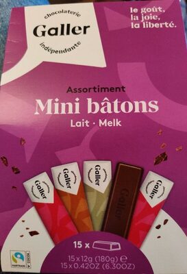 Galler assortiment mini bâtons front packaging