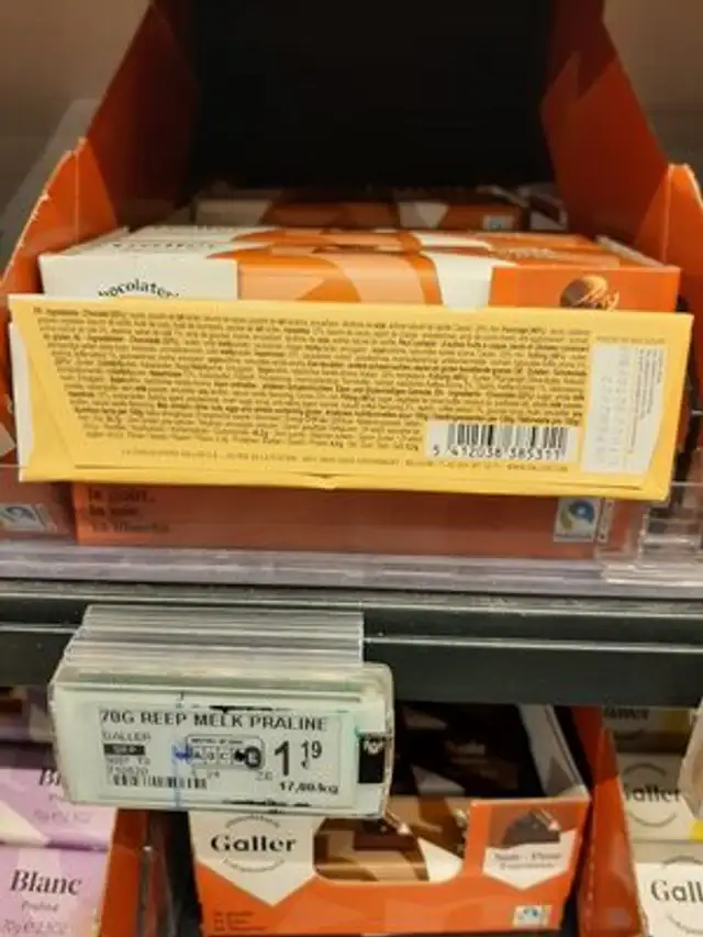 Blanc Manon ingredients label