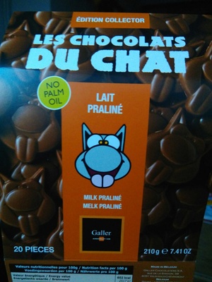 les chocolats du chat lait oraliné