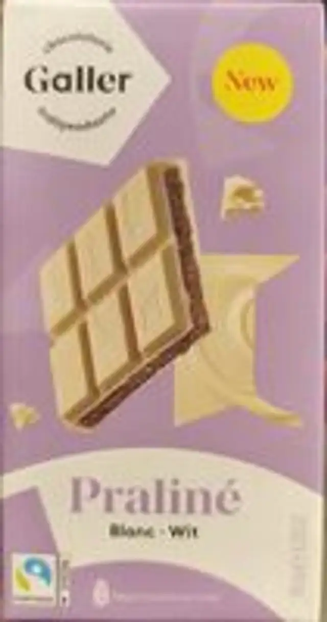 Chocolat blanc praliné