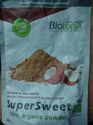Supersweet organic powder