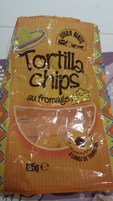 Tortilla chips au fromage à l'huile de tournesol