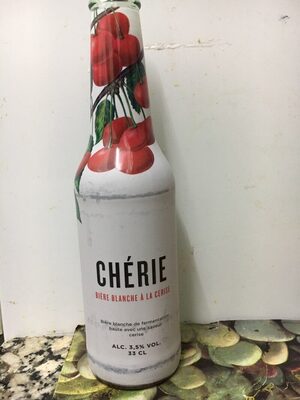 Bière blanche à la cerise