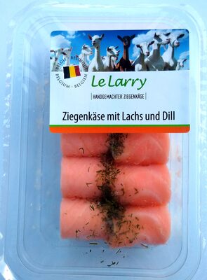 Ziegenkäse mit Lachs und Dill