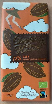 74% Dark organic belgian chocolate