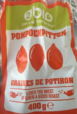 Graines de potirons front packaging