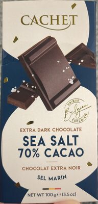 Dark chocolat sea salt 70% cacao