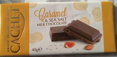 Chocolat au lait et caramel front packaging