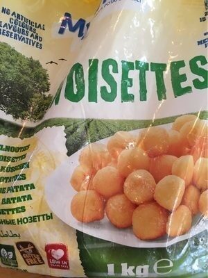 Papas Noisettes Pre Fritas Congeladas 1KG Mydibel Bsa