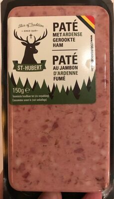 Paté au jambon d'Ardenne fumé front packaging