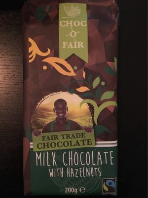 Milk chocolate with hazelnuts